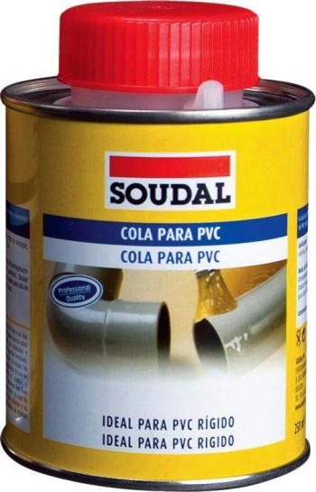 ADHESIVO PARA PVC SOUDAL C/PINCEL 250ML.