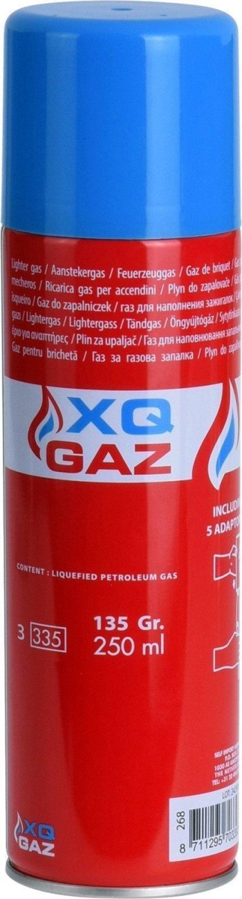 CARTUCHO GAS XQGAZ RECARGA ENCENDEDOR
